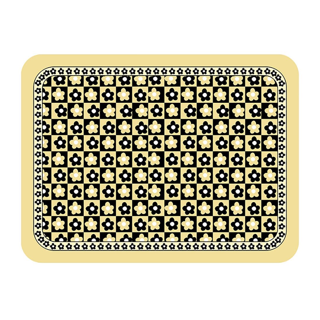 Tovaglietta Vintage Boho|Tovagliette Da Tavolo In Pelle Lavabile E Impermeabile|Decorazione Creativa Tappetino Da Tè Per Caffè Per Cucina/sala Da Pranzo|40x30 Cm (15,7x11,8 Pollici),E,8 Pezzi