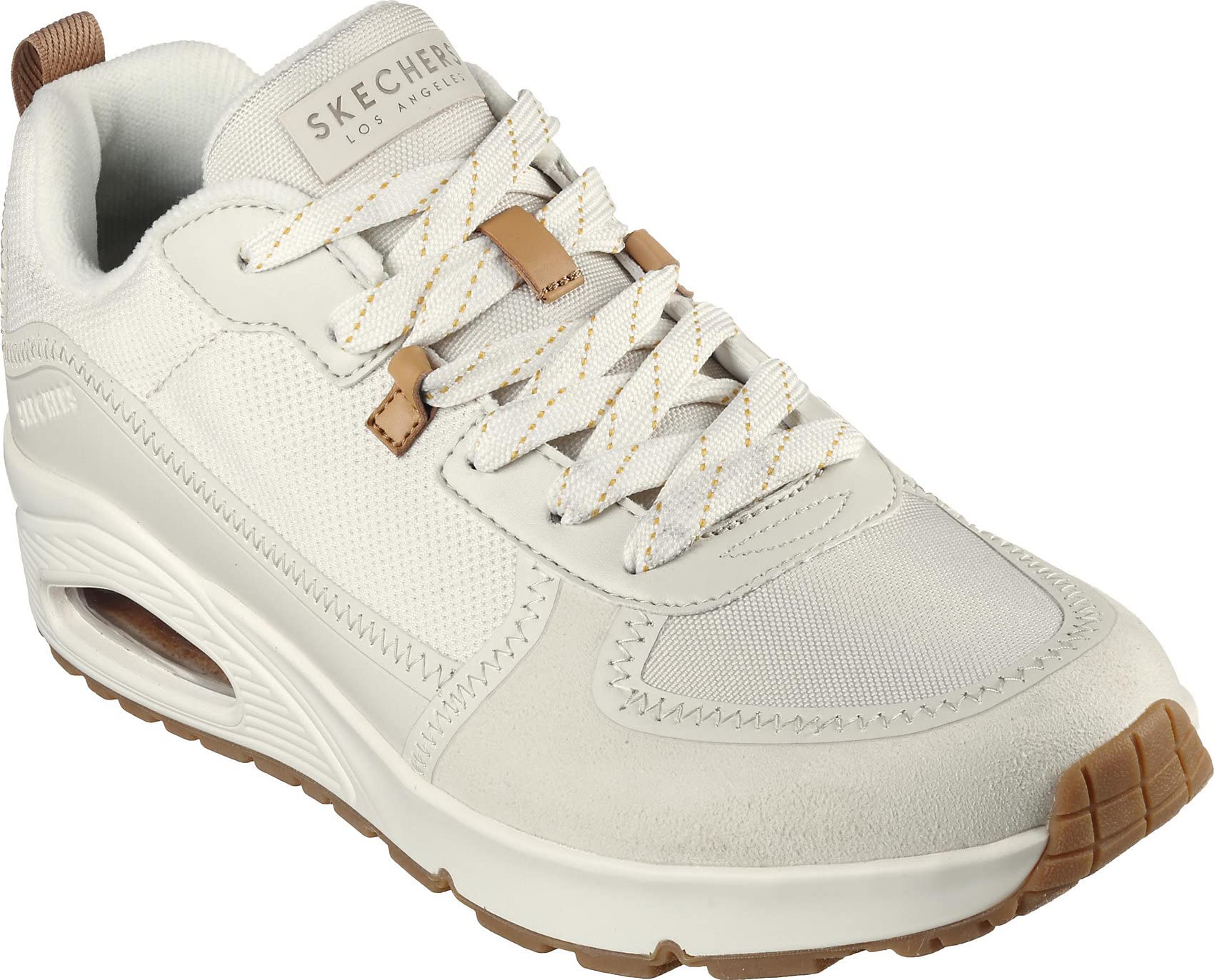 Skechers Uno Layover, Zapatos Deportivos Hombre, Navy Duraleather / Mesh, 44 EU