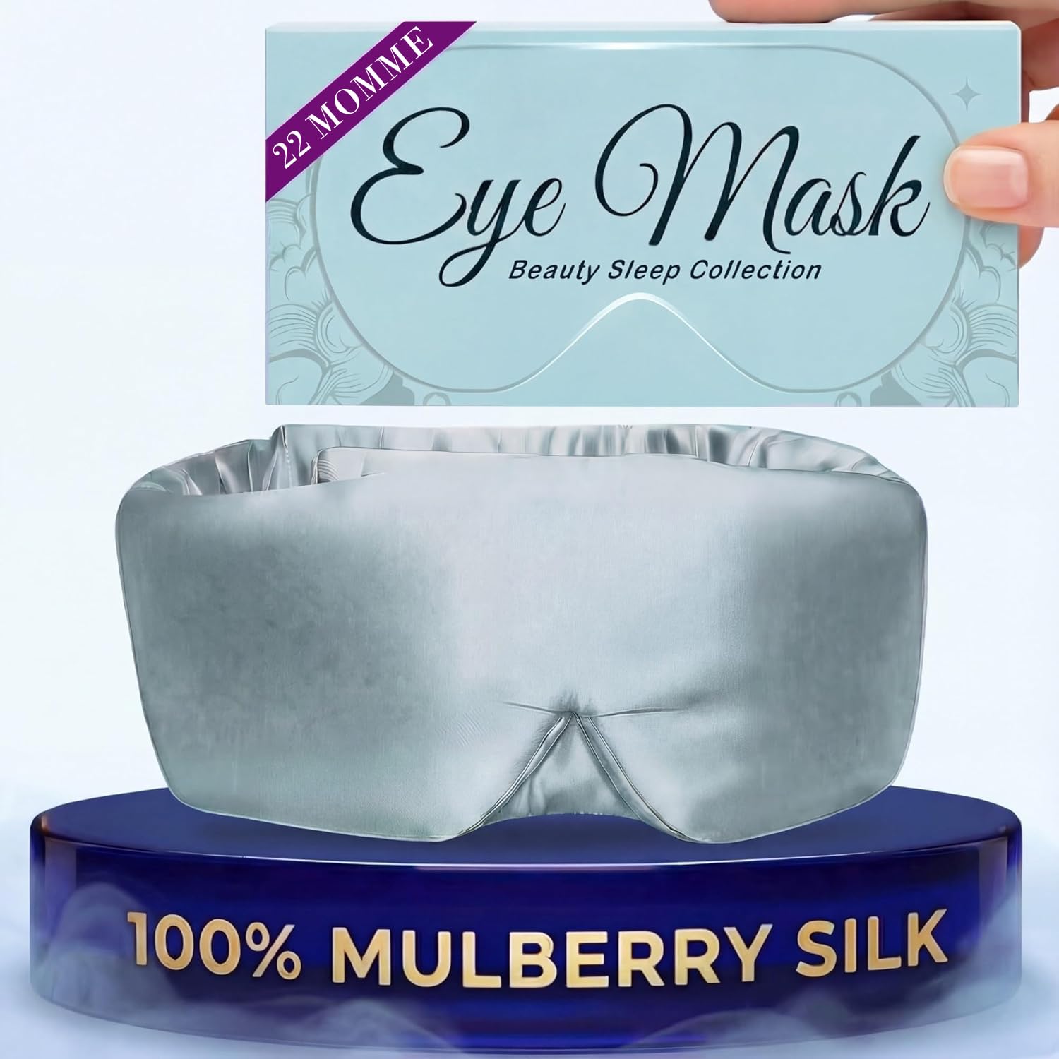 Sleep Sanctuary 100% Mulberry Silk Sleep Mask