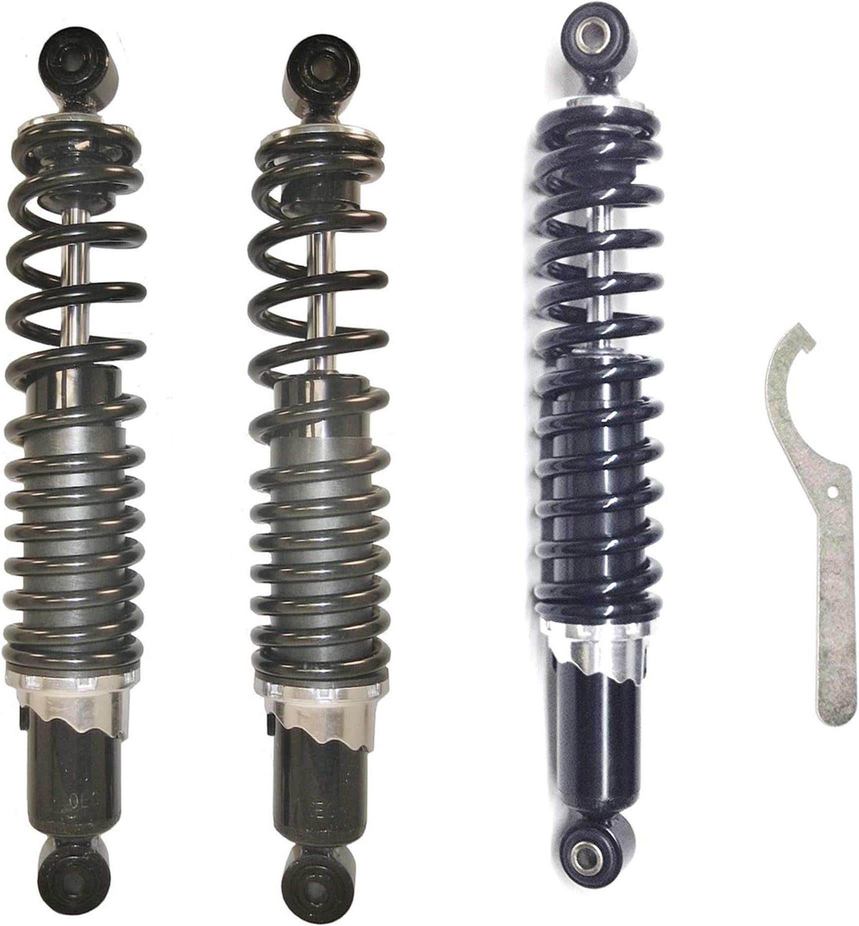 3 DTA Complete Coil-over Springs Shocks OE Replacement Compatible With 1993-2000 Honda FourTrax 300 TRX300 2x4. Will NOT Fit TRX300EX Sportrax