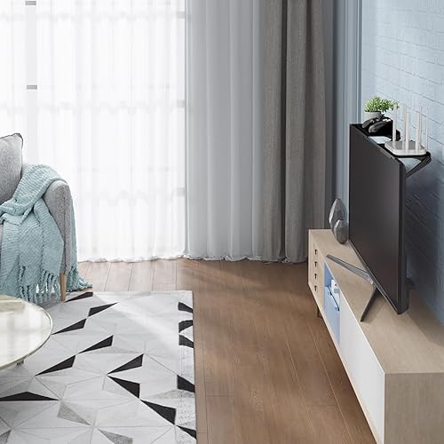 Miniatura 2 de WALI Soundbar Mount, No Drilling TV Top Shelf Fits Most of Sound Bars, Universal Sound Bar Holder for Samsung, Sony, LG, Bose,