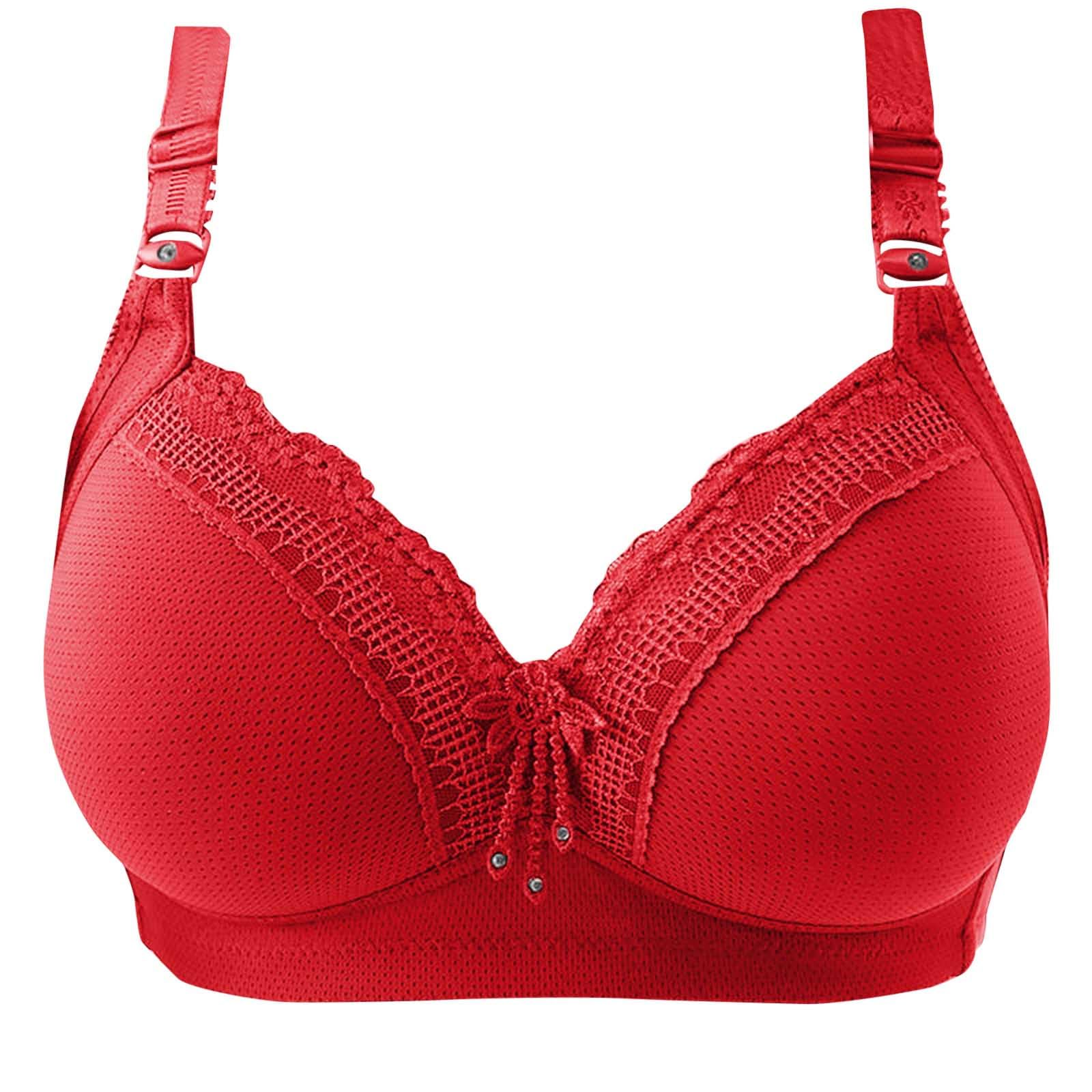 Women Sports Bras Adjustable Strap Breathable Comfy Everyday Bra Soft Wireless Seamless Push Up Bralette Underwear
