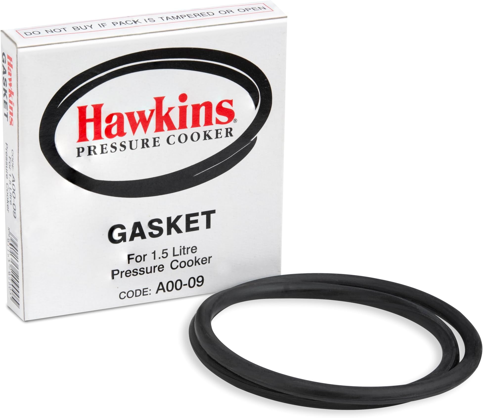 Hawkins Ruuber Gasket for all 1.5 Litre Pressure Cooker (Black, Small)