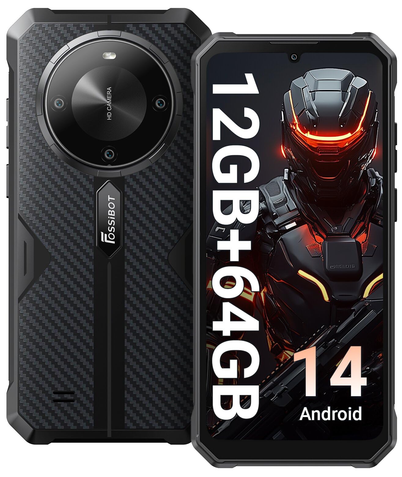 Amazon | 「Android 14 スマホ」FOSSiBOT F105 SIMフリー スマホ 本体 