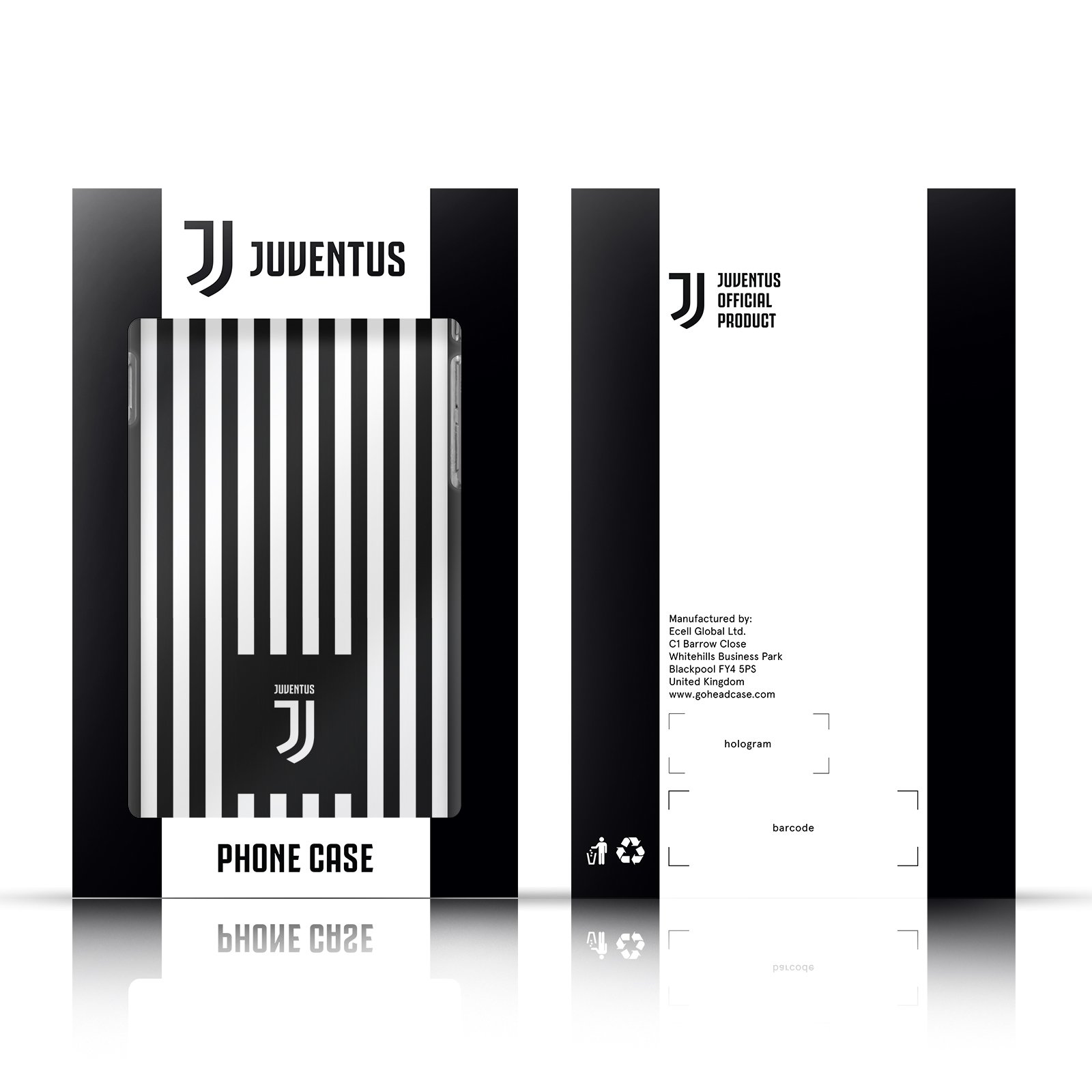 Head Case Designs Licenza Ufficiale Juventus Football Club Nero Marmoreo Custodia Cover in Morbido Gel Compatibile con Oppo A78 4G