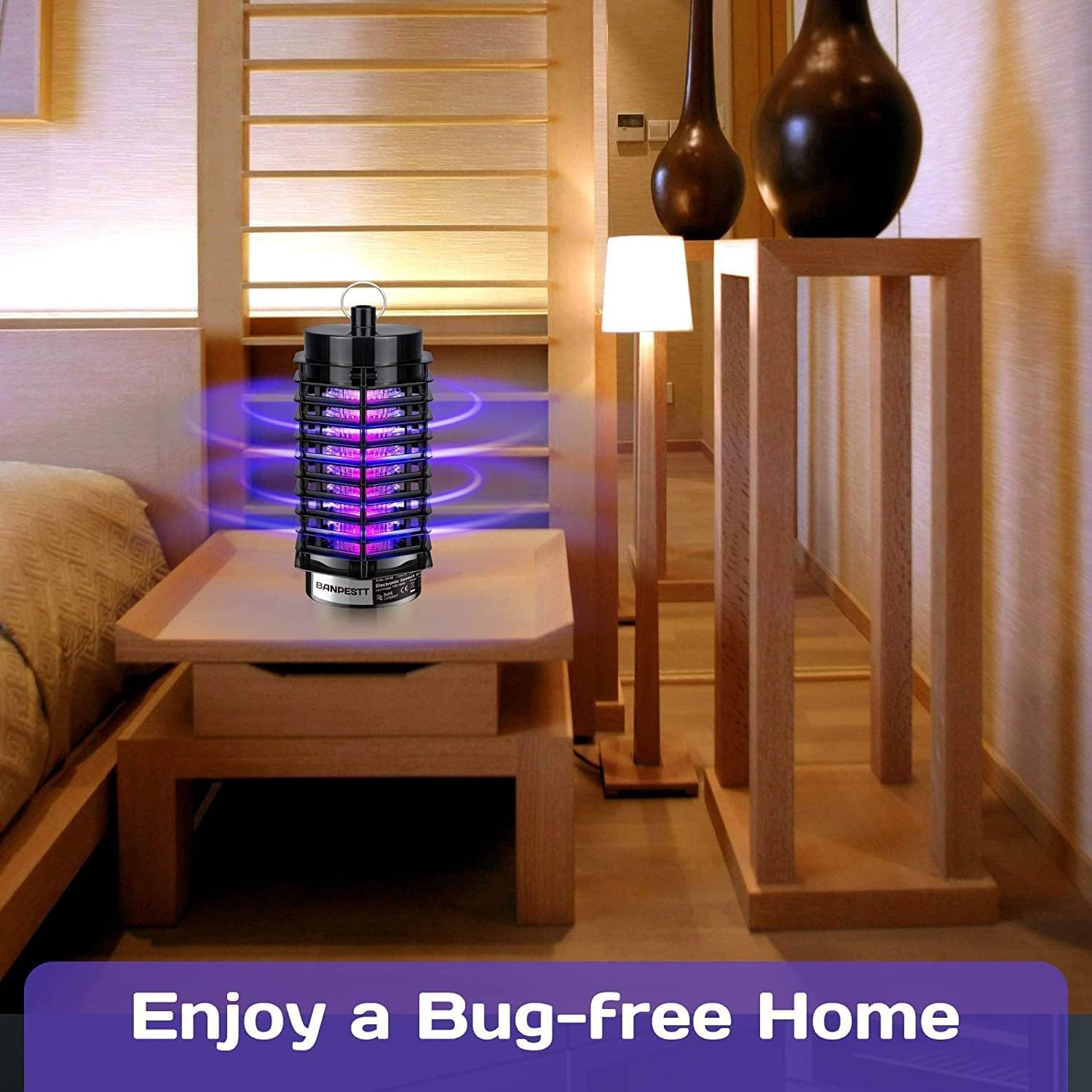 Buy Bug Zapper Indoor, Electric Mosquito Zapper, 4200V High Voltage