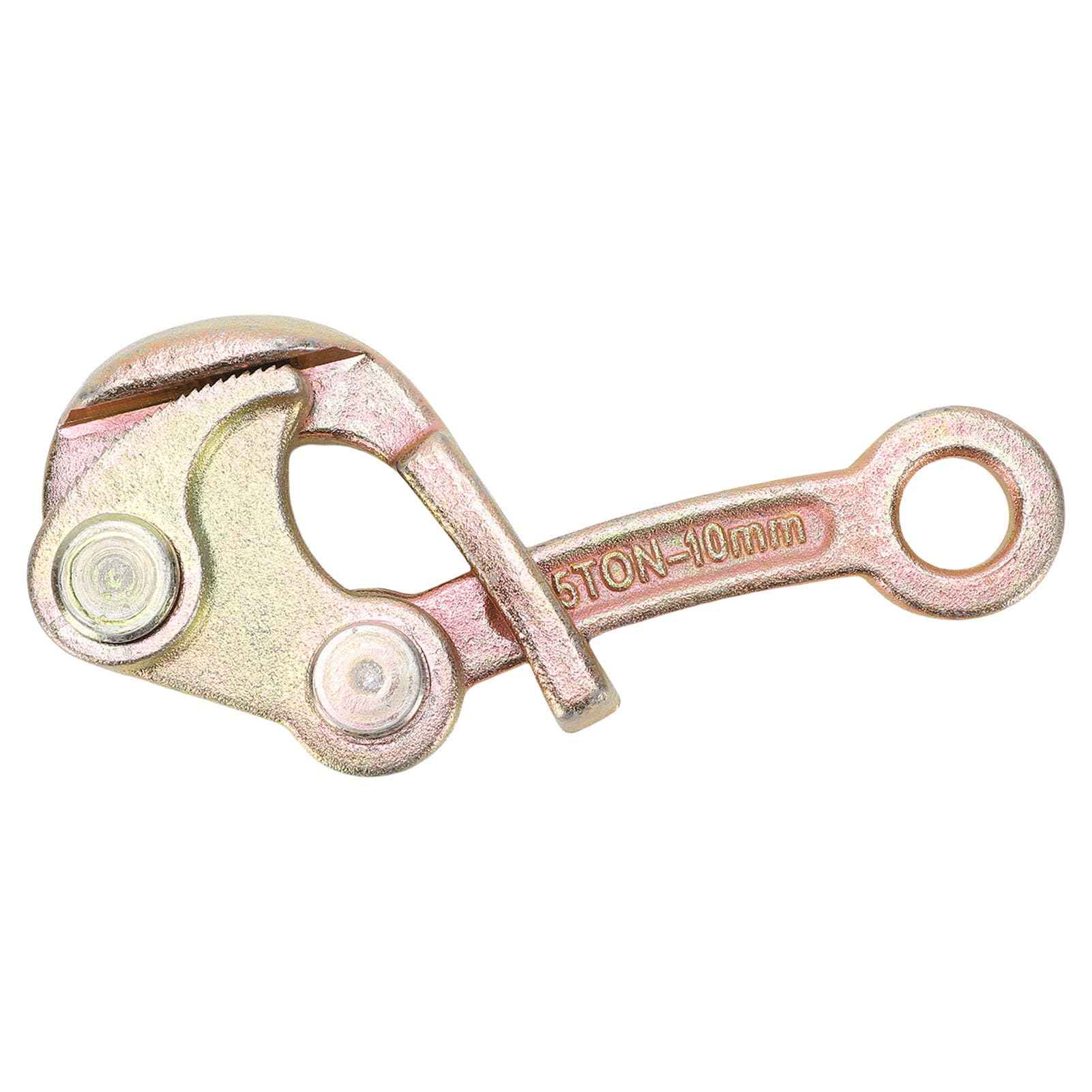 Topiky Cable Grip Steel Wire Puller, 0.5 T Cable Puller, Grip Wire Rope Jaw with Swing Latch, Gripper for 1 to 10mm Rope Tool, Tensioner with Swing Latch