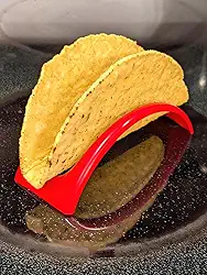Conjunto de suporte de taco de 15 peças para porção individual, 3 cores, material de polipropileno macio e rígido, seguro para lava-louças e micro-ondas