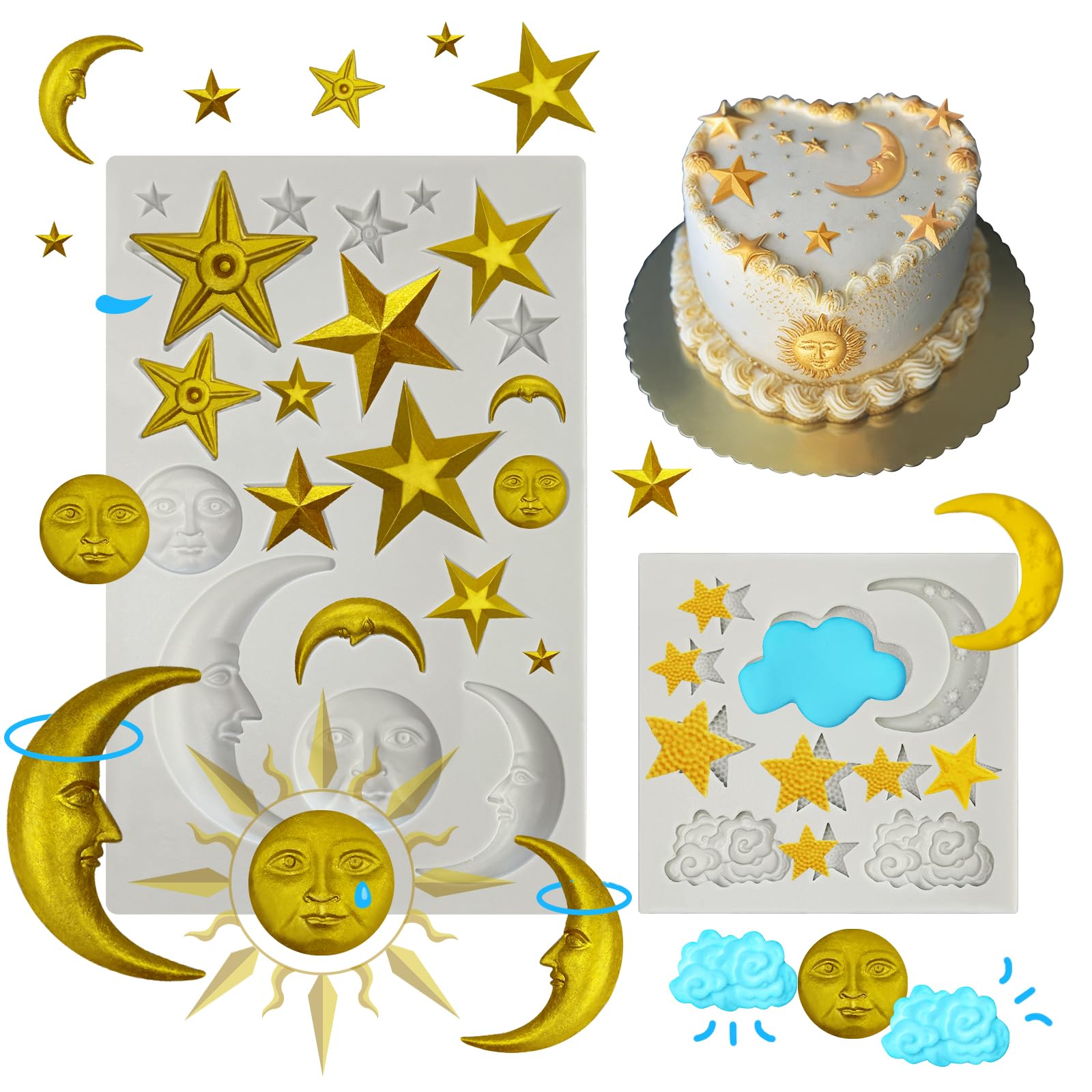 Bow Silicone Molds - 3 Pack for Cake Decorating -11 Bow Silicone Molds - 3 Pack for Cake Decorating -11
