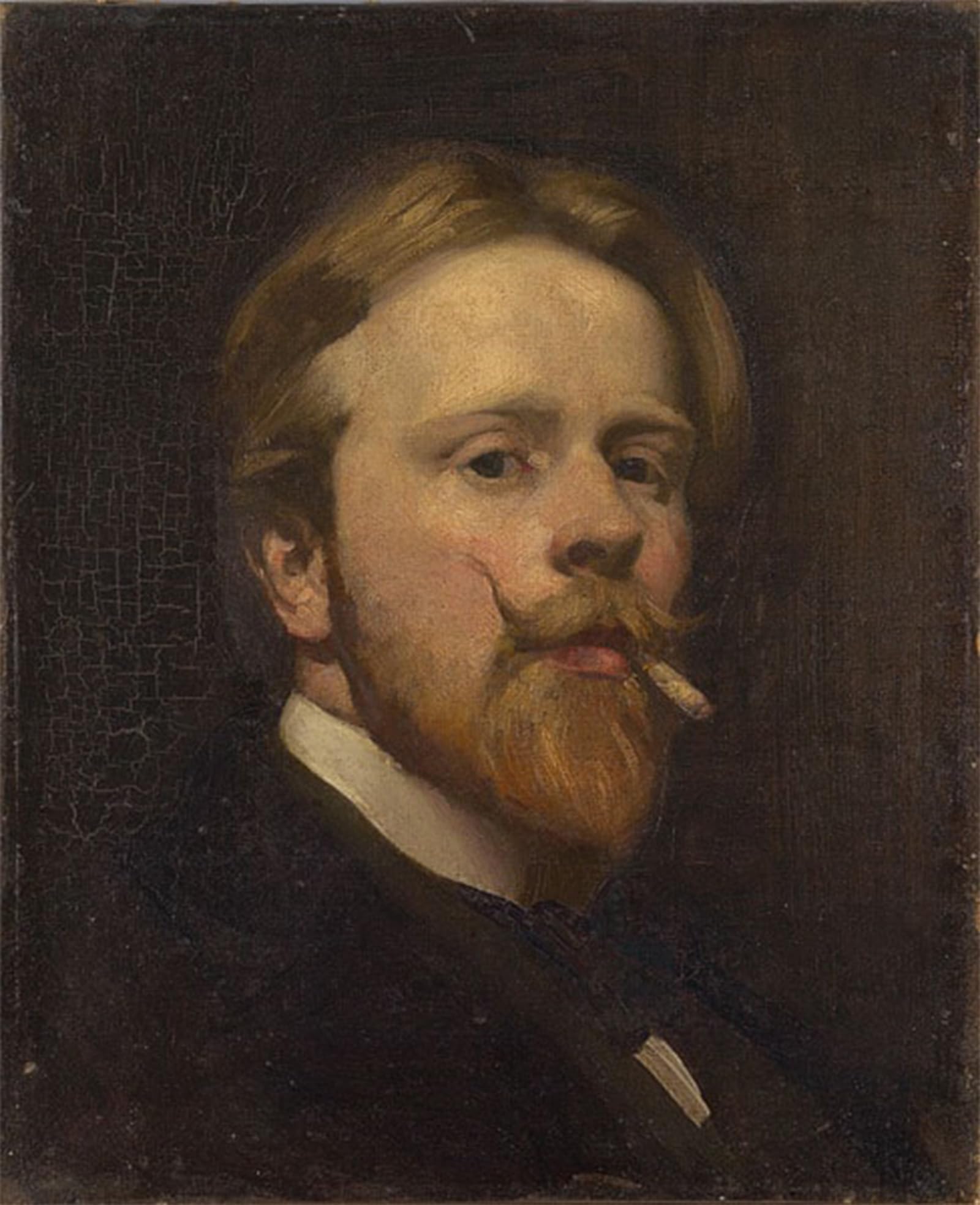SERENDIPITP Retro Picture Poster Wall Art Pictures Painting Self Portrait George Lambert Wall Art Canvas Print for Wall Decor 60x90cm