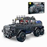 Wrangler 6×6 Pickup Cars Truck Building Kit,1:8 Scale Vehicle Toys Moc Model with Switchable Off Road/Urban Modes & 3-Speed Birthday for Adults,Boys,Men,Teens 14+(3224 PCS)