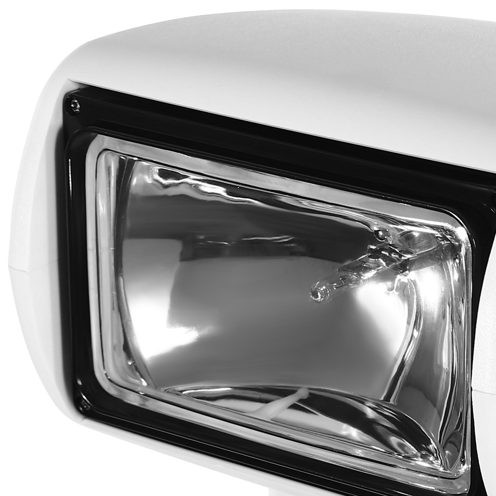 LED Suchscheinwerfer Arbeitslicht 100W 800m 2500LM 3200K - LED Arbeitsscheinwerfer mit Fernbedienung für Geländewagen ATV Trucks Boote 360° Rotation (Weiß)