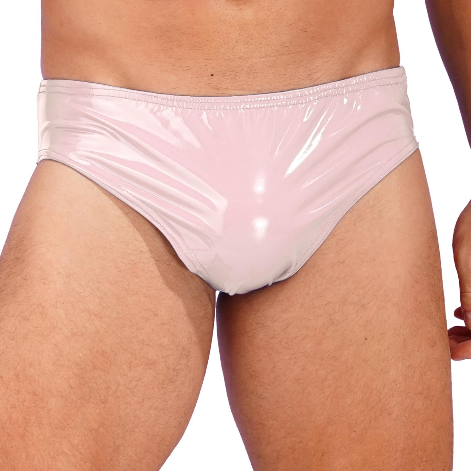 zaldita Men's Shiny Liquid Swim Briefs Underwear Underpants Bulge Pouch Panties Bikini Swimsuit-picture-27