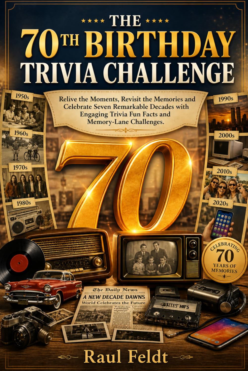 THE 70TH BIRTHDAY TRIVIA CHALLENGE: Relive the Moments, Revisit the Memories and Celebrate Seven Remarkable Decades with Engaging Trivia Fun Facts and Memory-Lane Challenges