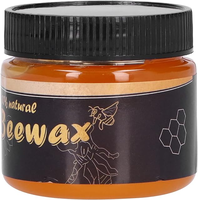 Gedourain Beeswax Furniture Polish, Natural Wood Wax Prevent Odors Stains Extend the Life Of Wood for Wooden Floors Antiques, Dining Tables(default)