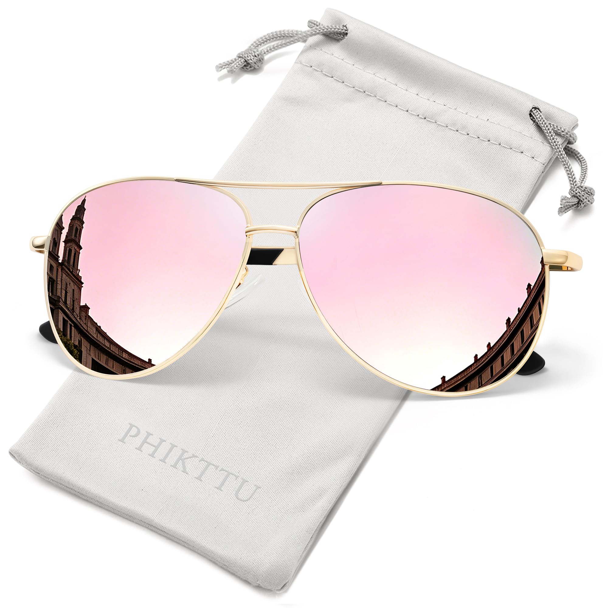 Sunglasses Men Polarized Aviator Sunglasses for Men and Women