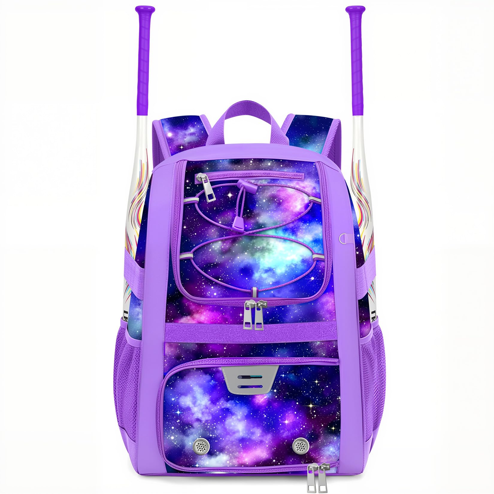 Youth Baseball Bag - Softball Bag for Girls &amp; Boys with Shoes Compartment, Bat Backpack for Baseball, T-Ball &amp; Softball Equipment