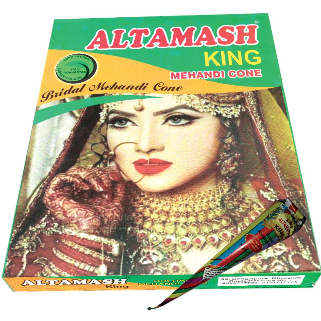 Altamash Mehendi Cone | Altamash King mehndi cone | 100% Natural Henna Cone-image-47