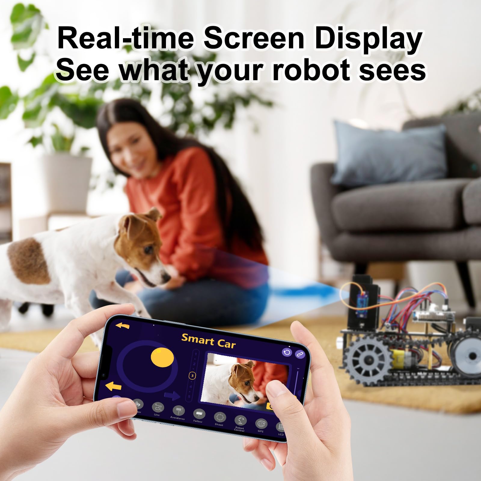 ACEBOTT Kit di programmazione giocattolo STEM con fotocamera compatibile con Arduino e Scratch