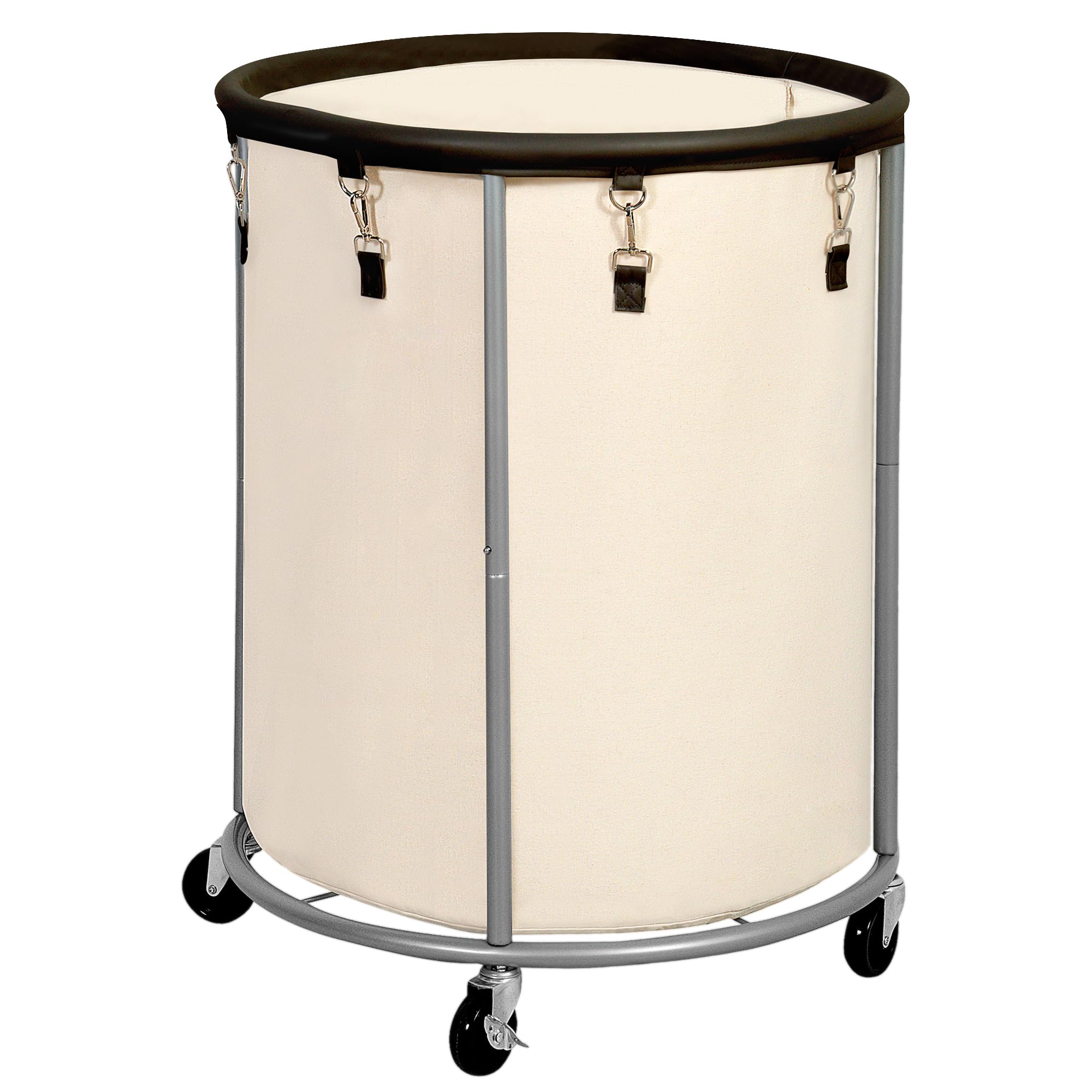 STO STO Rolling Laundry Hamper with Wheels 185L 48 Gallon Extra Large Industrial Clothes Laundry Basket with Removable