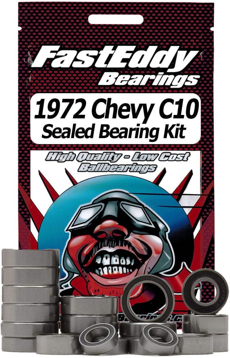 FastEddy Bearings Compatible with Vaterra 1972 Chevy C10 Pickup Truck V100-S Sealed Bearing Kit
