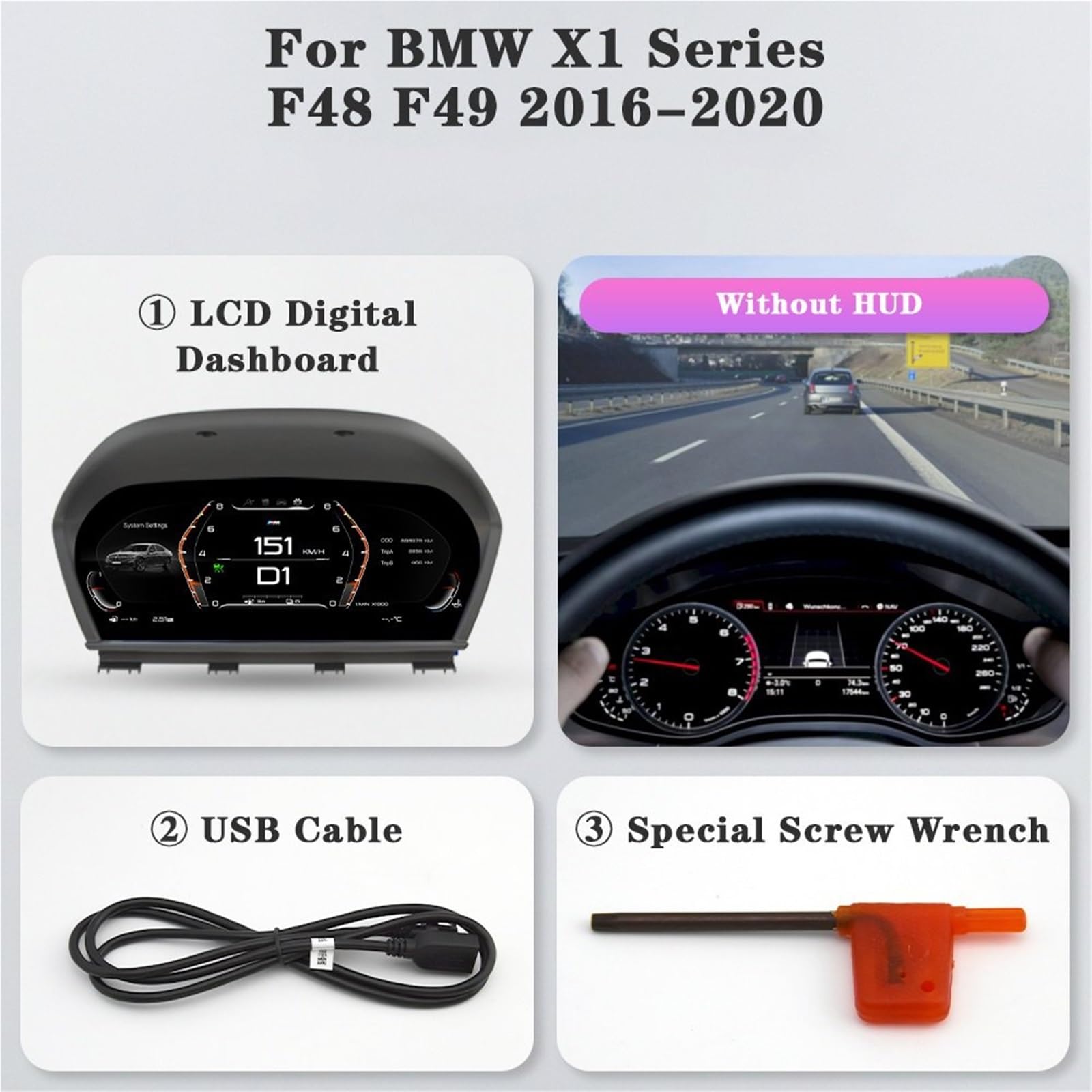 para BMW X1 Serie F48 2016-2020