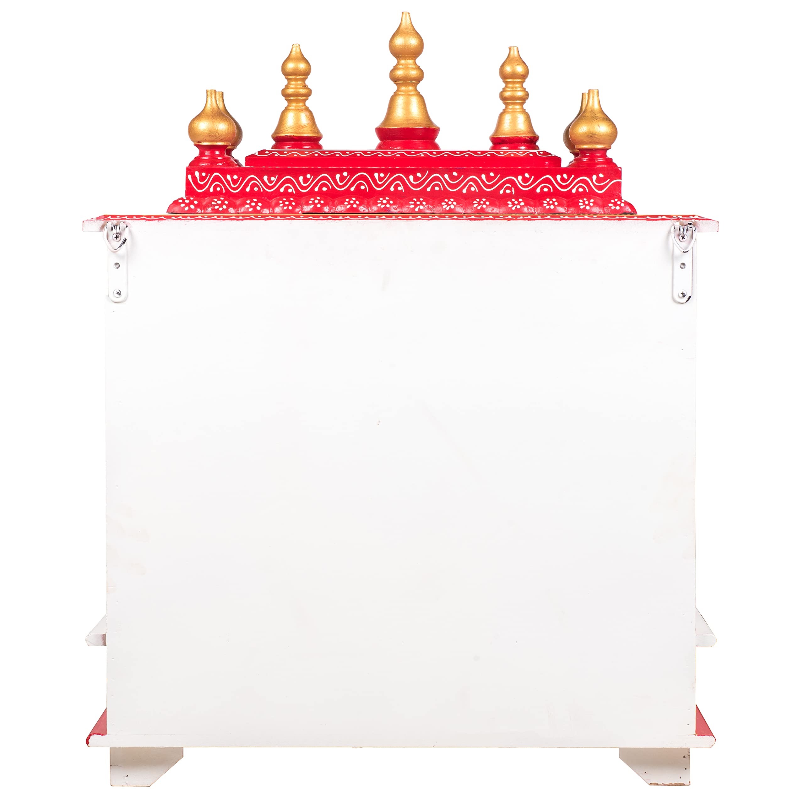 Kamdhenu art and craft Wood Home Religious Temple (22 x 11 x 28 inch, Multicolor) Standard - Image 4 thumbnail