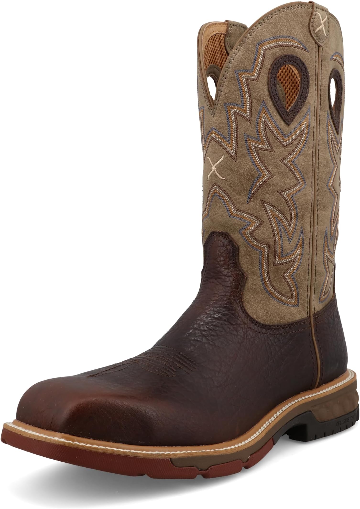 Twisted X Men's 4" Chelsea Wedge Sole Boot, Moc Toe