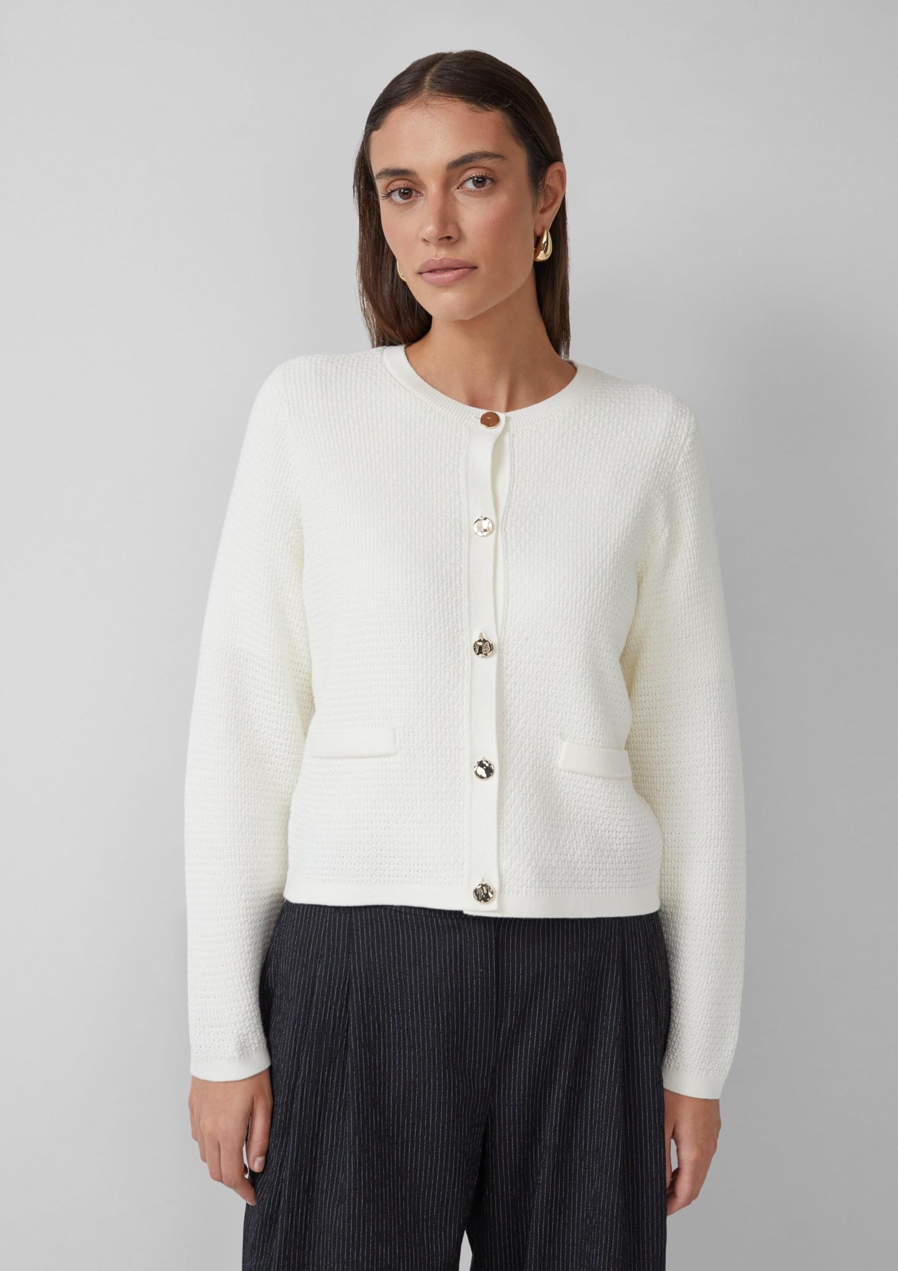 s.Oliver Schwarz LABEL Cardigan