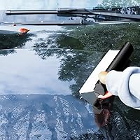 Vista 6 de Escobilla de agua automotriz de silicona de 12 pulgadas para secar, barra en T flexible para automóvil, parabrisas, vidrio, ventana, baño (negro)