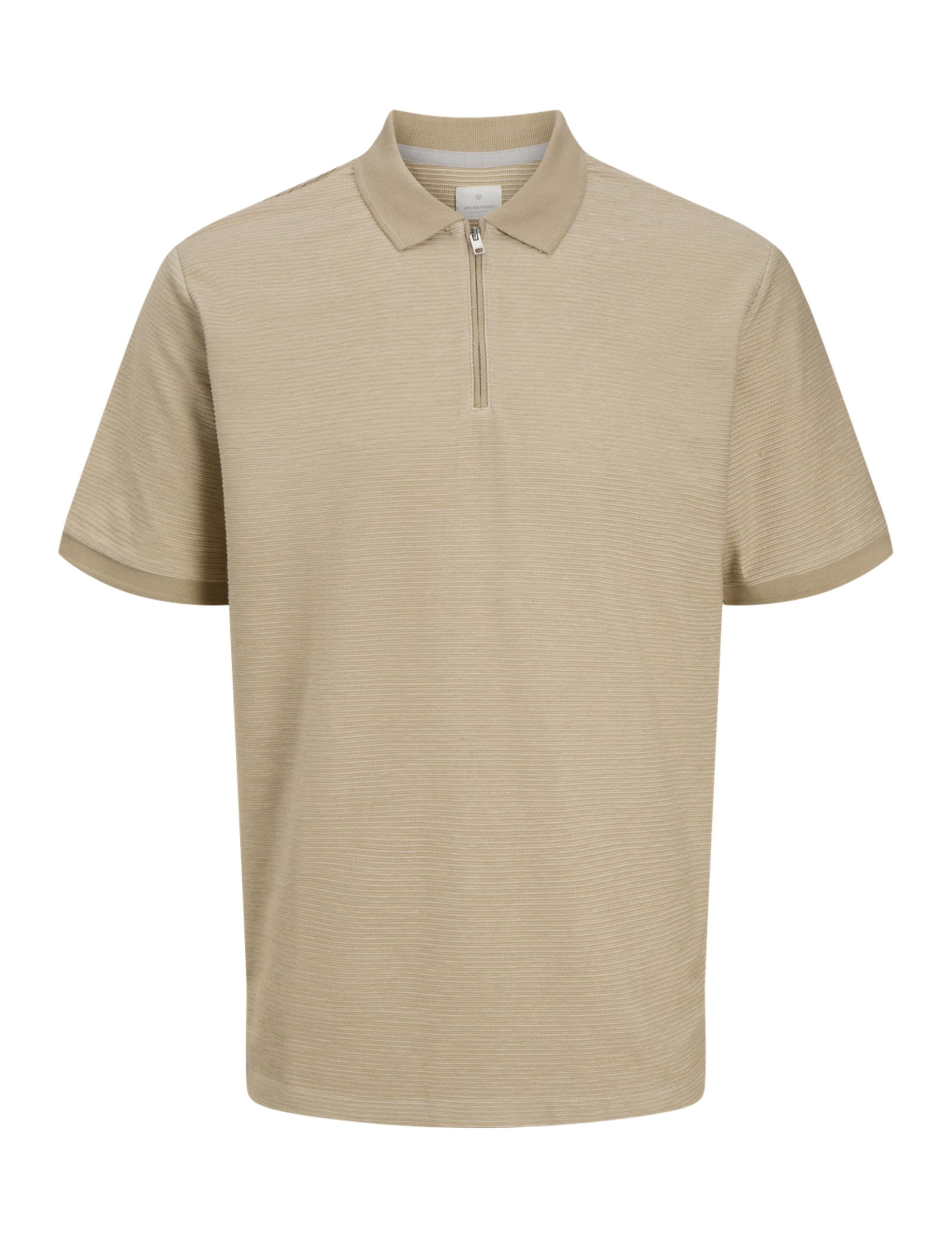 JACK & JONES Men's Jprccronnie Ss Zip Polo Noos, Trench Coat, L