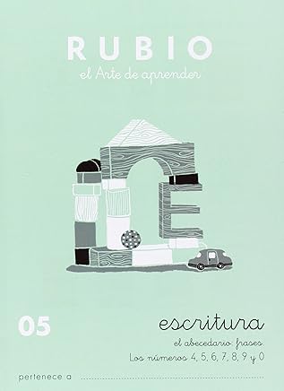 Caligrafía Escolar Rubio - Abecedario, Frases Y Números: 4,5,6,7,8,9 y 0 - Número 05 Libros,Libros universitarios y de estudios superiores,Humanidades,Español como idioma extranjero