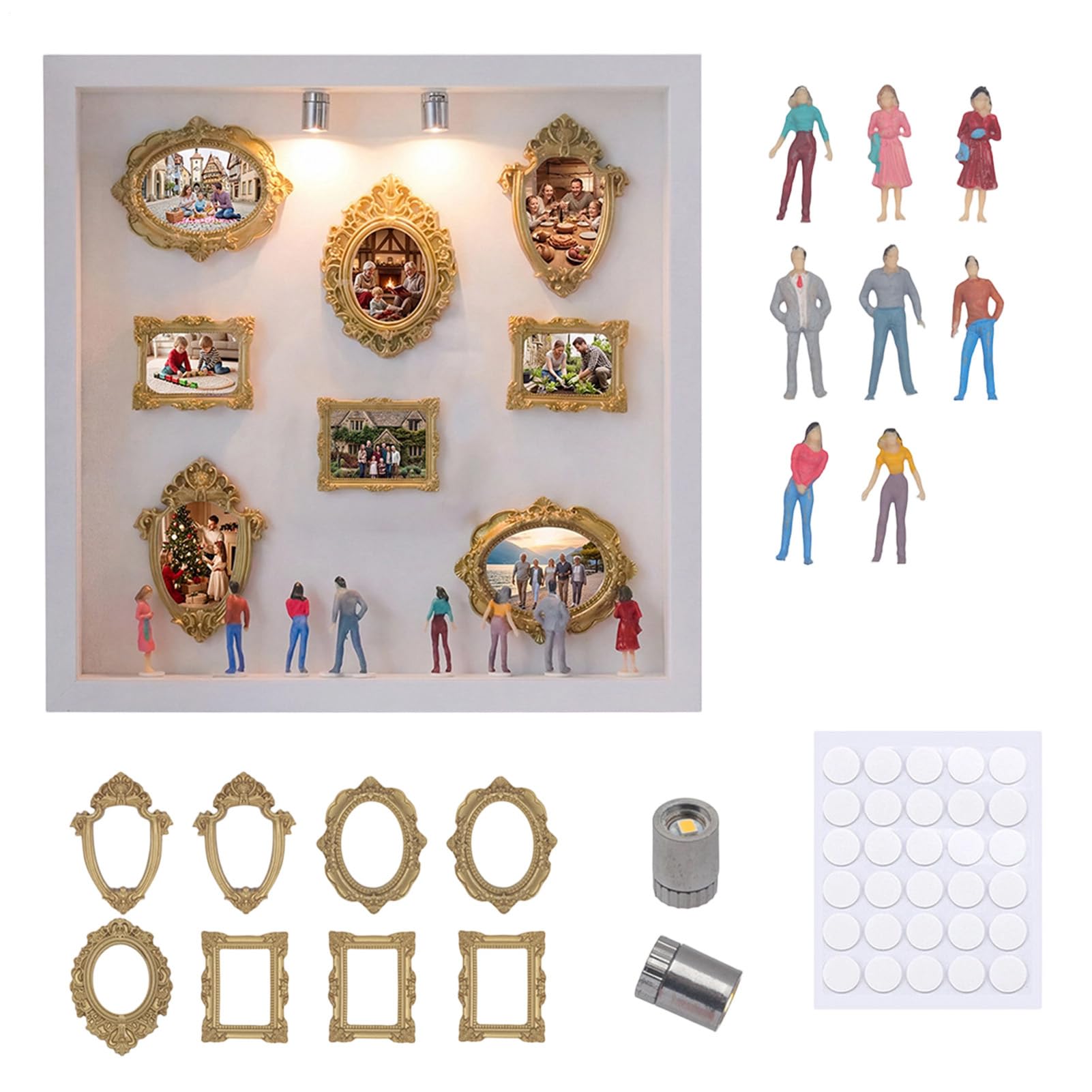 Figurines pour mur de famille Generico : fini les murs vides