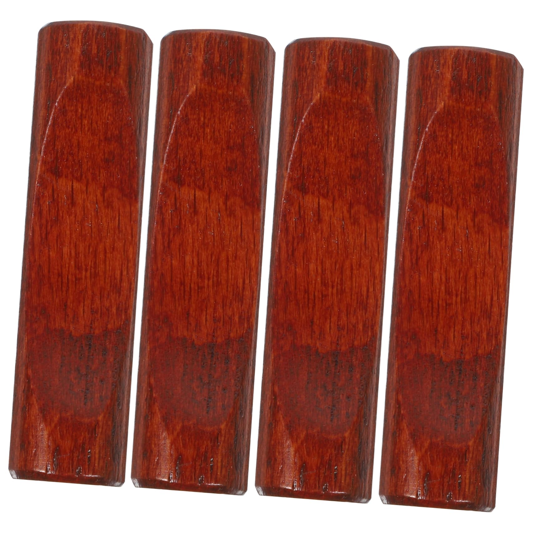 COLLBATH 4Pcs Wooden Chopstick Rest Style Holder for Chopsticks Spoon and Fork Rustic Dinnerware Stand for Elegant Dining Table Decor and Easy Cleaning