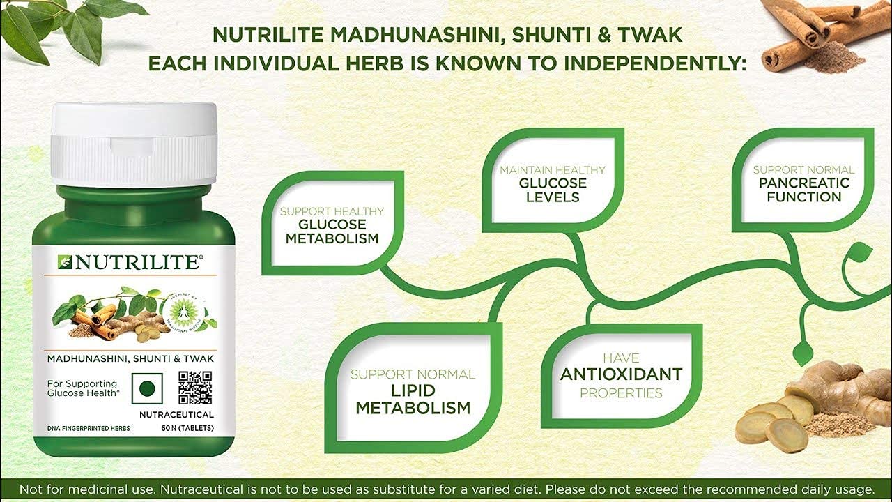 Amway nutrilite Madhunashini, Shunti & Twak(60 Tablets) (B08FCKLH7P) Amazon Price History, Amazon Price Tracker