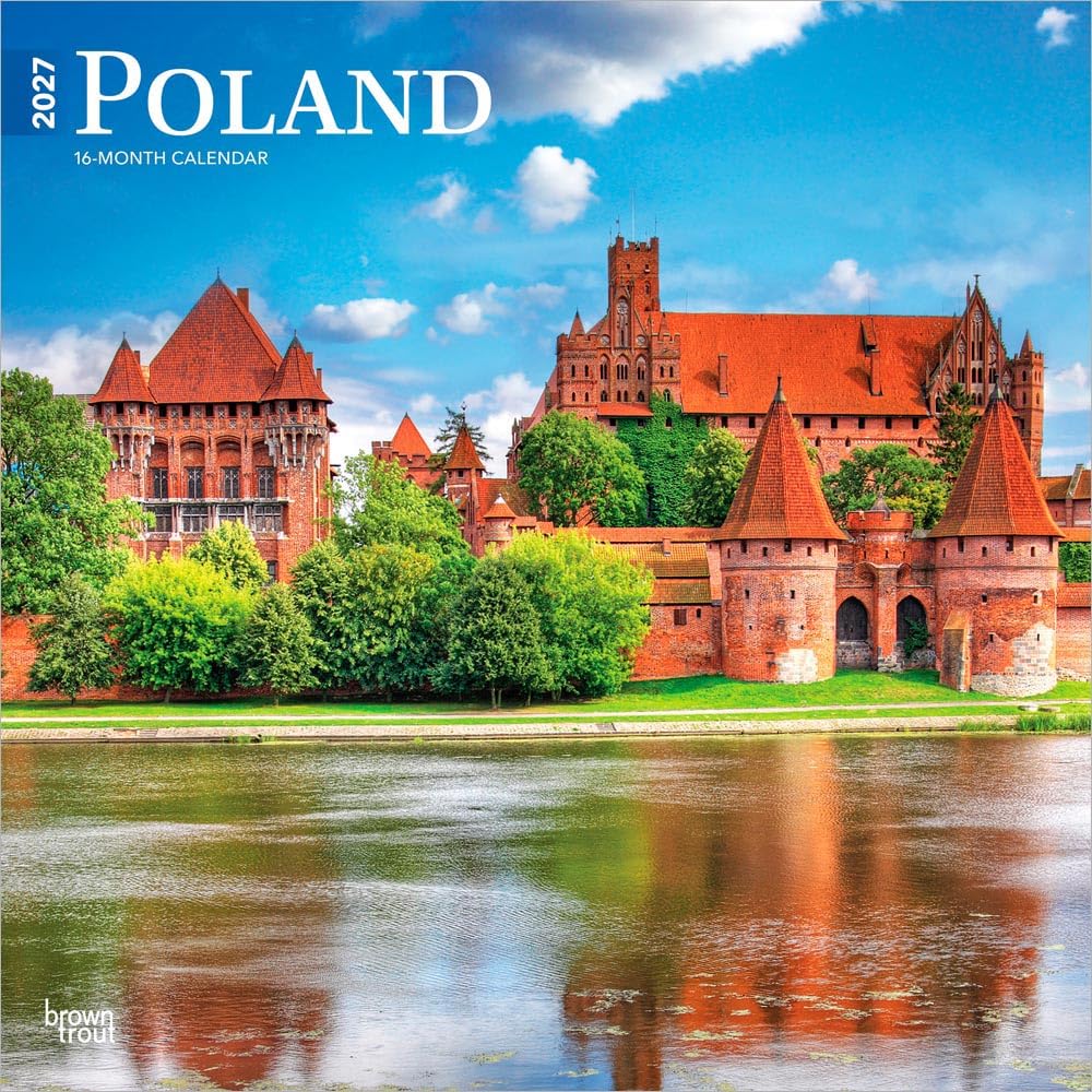 Poland - Polen 2027 - 16-Monatskalender: Original BrownTrout-Kalender [Mehrsprachig] [Kalender]