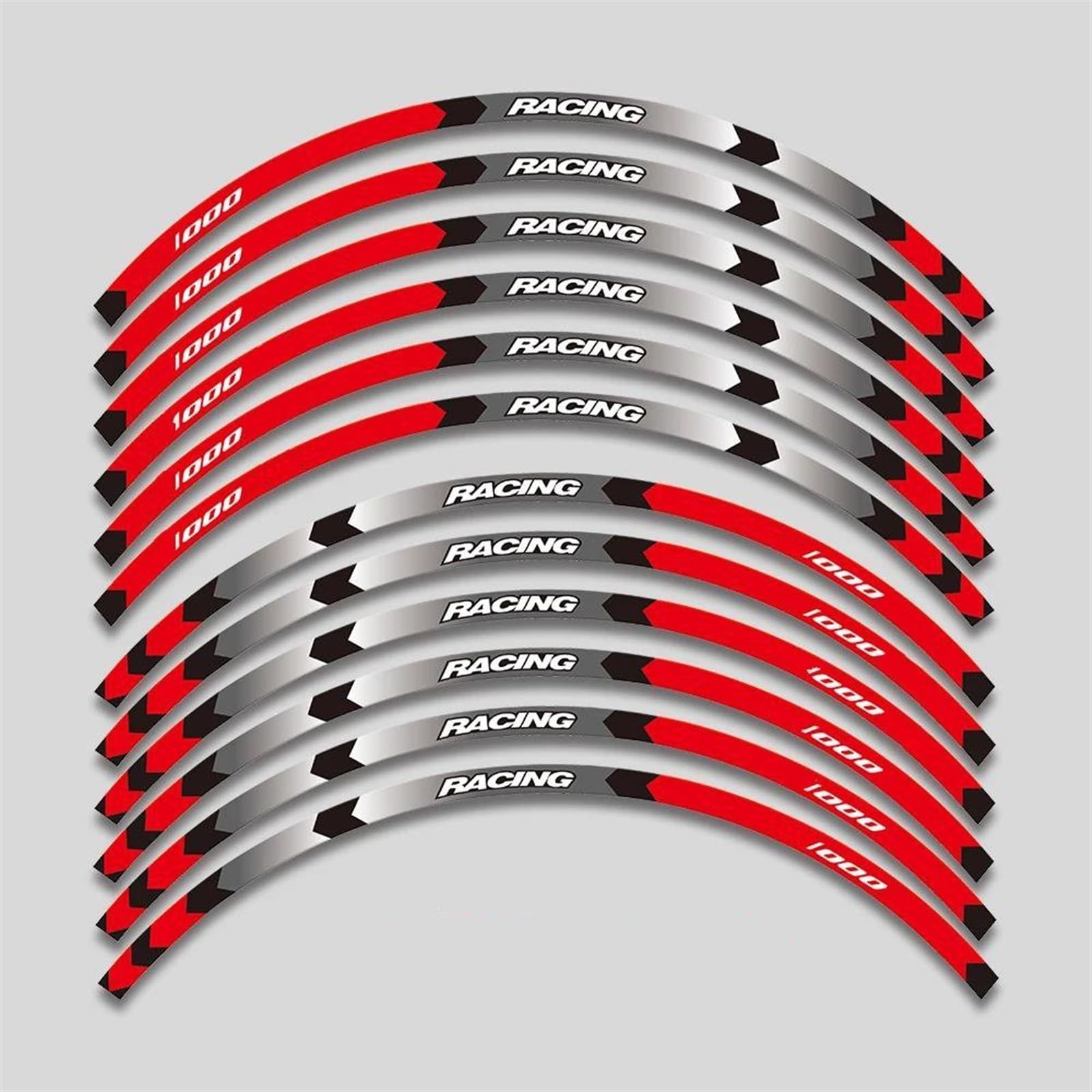 Reflective Motorcycle Wheel Sticker Inside Rim Decals Stripe Tape for BMW S1000XR S1000 XR S 1000XR S1000xr Decorative(Color6)