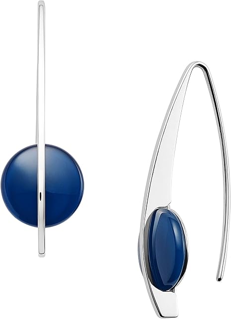 Skagen Women's Stainless Steel Earrings Sea Glass with Ear Clasp