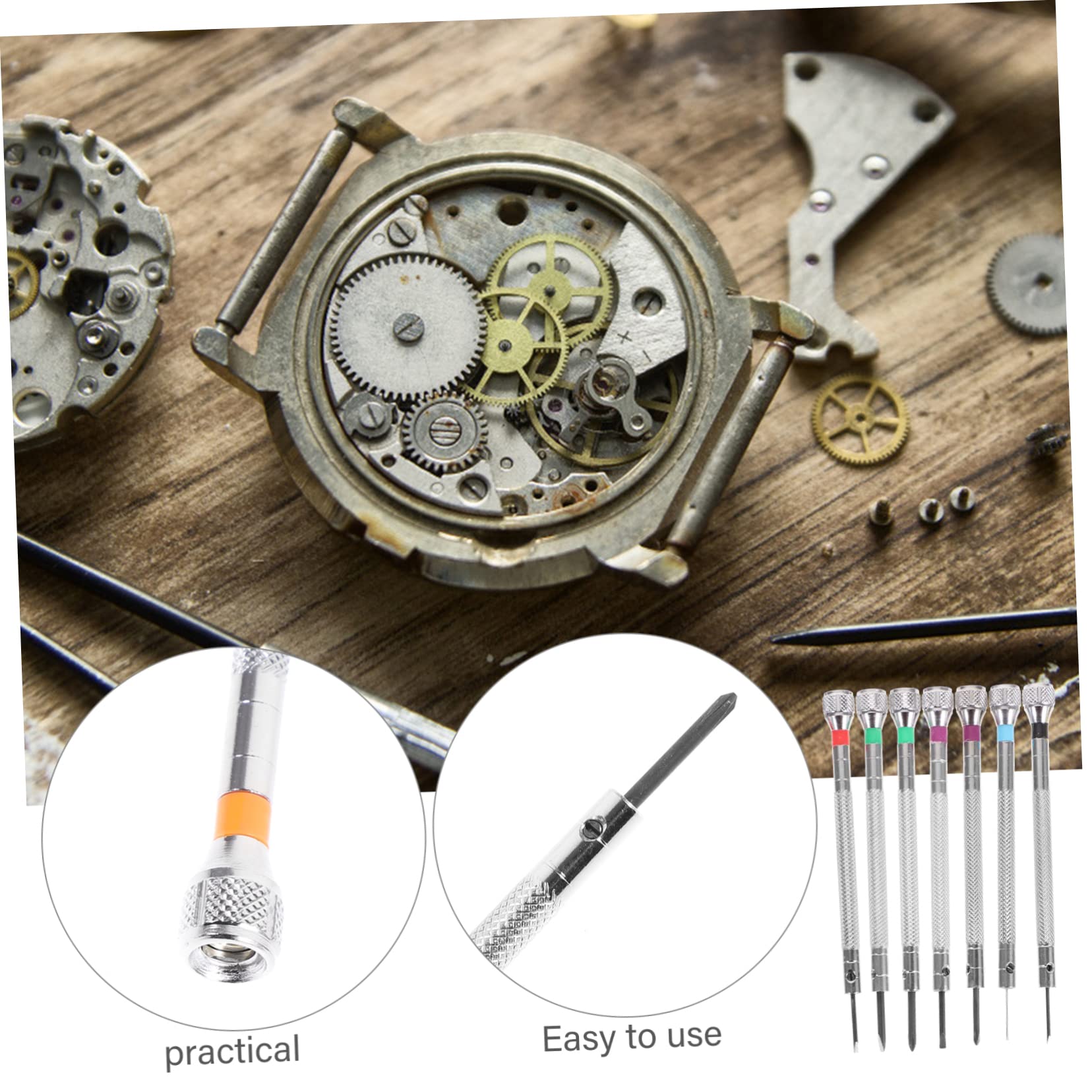 Juego de 13 Destornilladores para Relojes, microdestornilladores, Herramientas para relojeros, Kit de Joyas, minidestornilladores de precisión, Destornilladores pequeños para teléfonos, j(