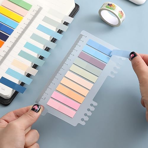 Miniatura 5 de 2000 pestañas adhesivas para anotar libros, notas adhesivas transparentes para carpetas, marcadores de página para cuadernos, banderas de libros