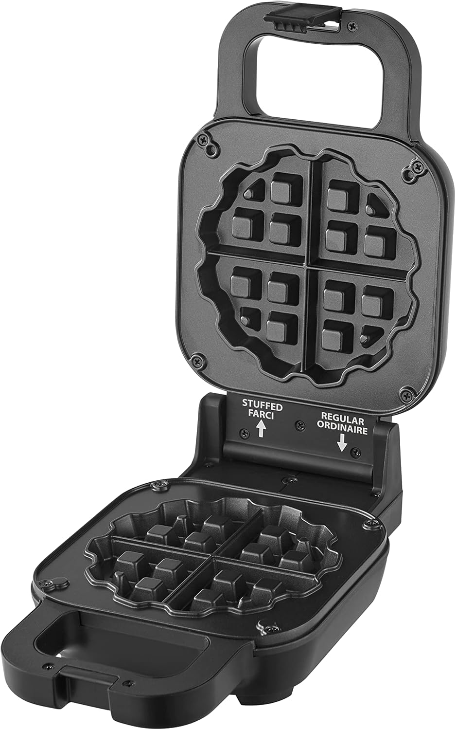 Salton STUFFED Waffle Maker Makes 2 Inch Thick Belgian Waffles With Your Favorite Fillings