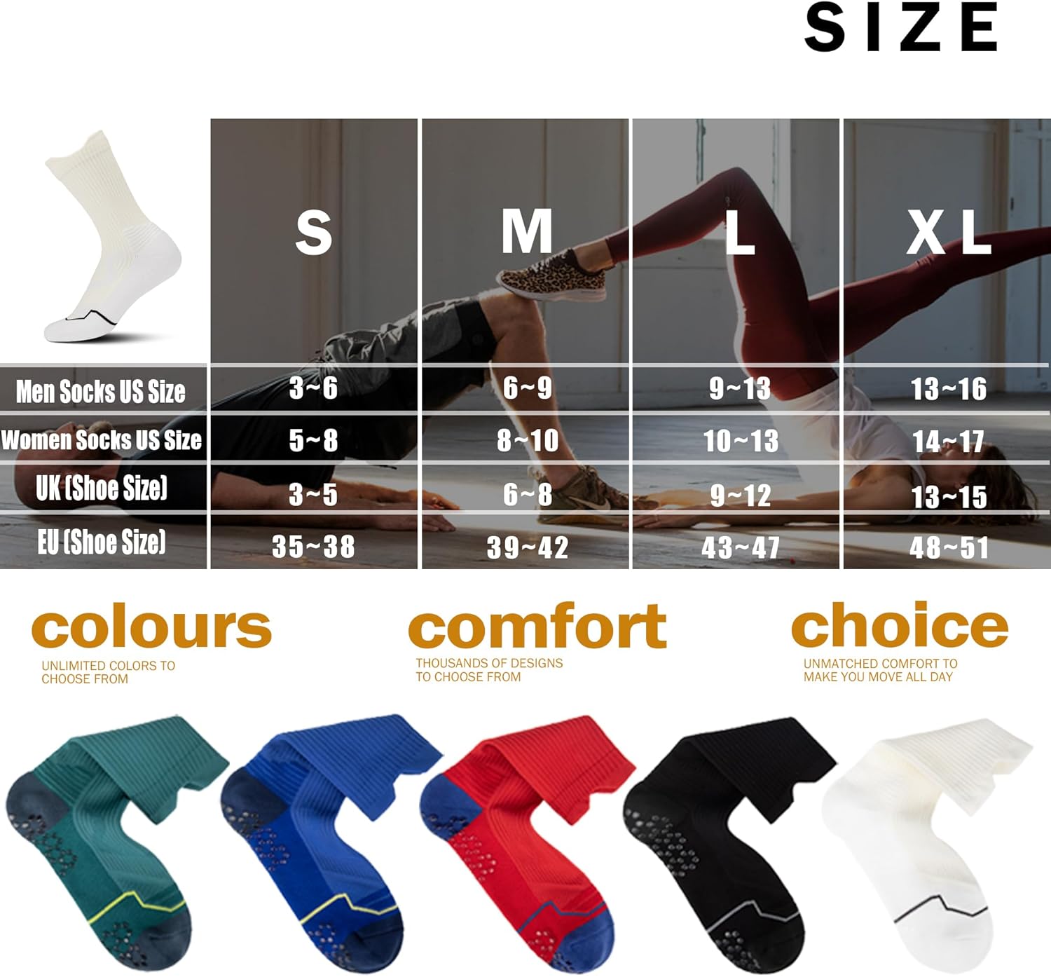 BRISIRA Coolmax Bamboo Viscose Running Socks 3 Pairs Crew Moisture Wicking Anti Blister Athletic Hiking Work Sock