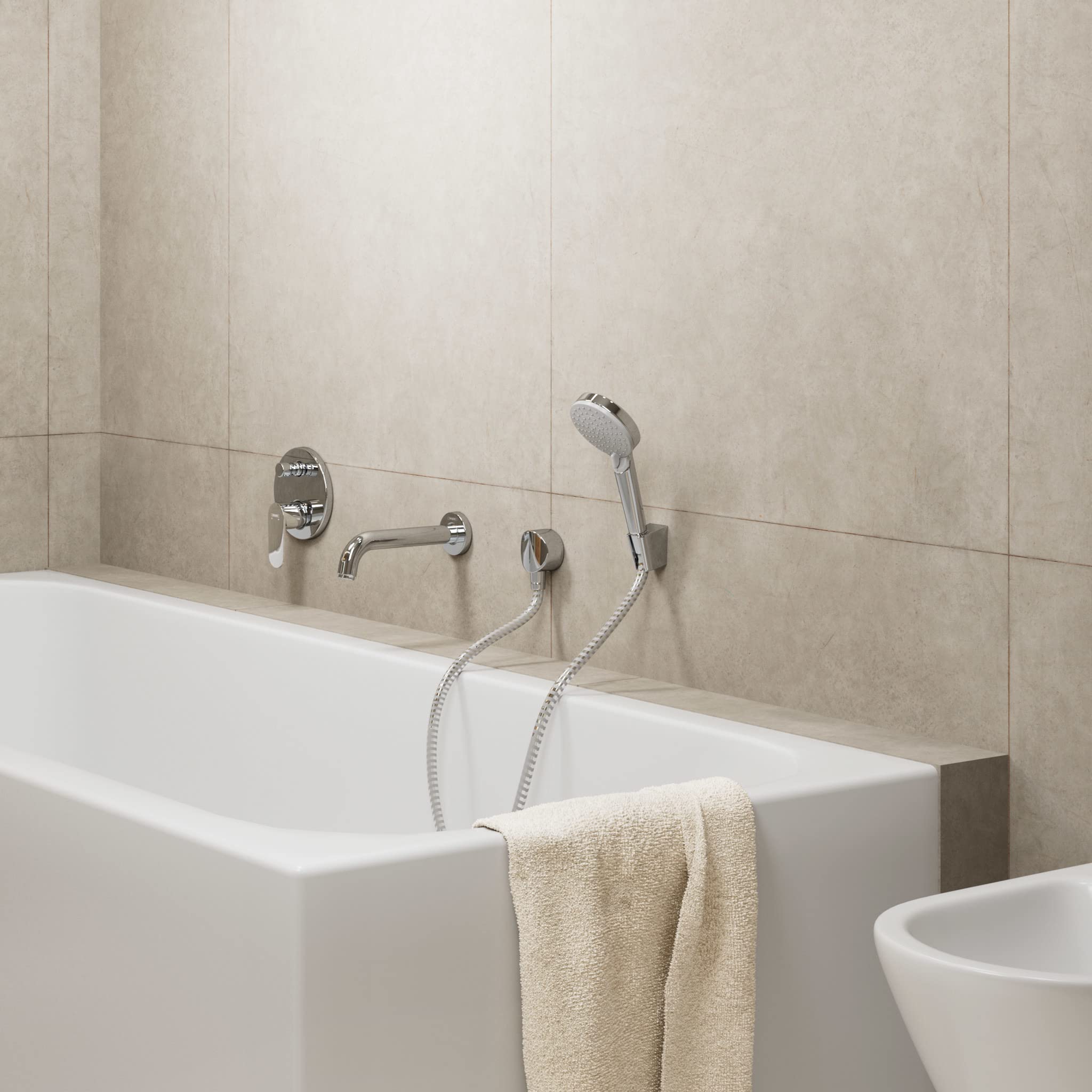 hansgrohe Vernis Blend Caño de bañera, cromo, 71420000