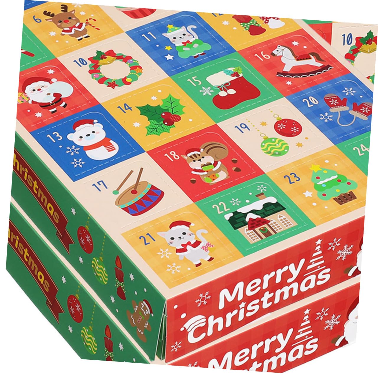 CAXUSD 15stücke Teilige Leere Papierboxen Für Süßigkeiten Weihnachts-adventskalenderbox Kleine Dekorative Schachteln Für Geschenke