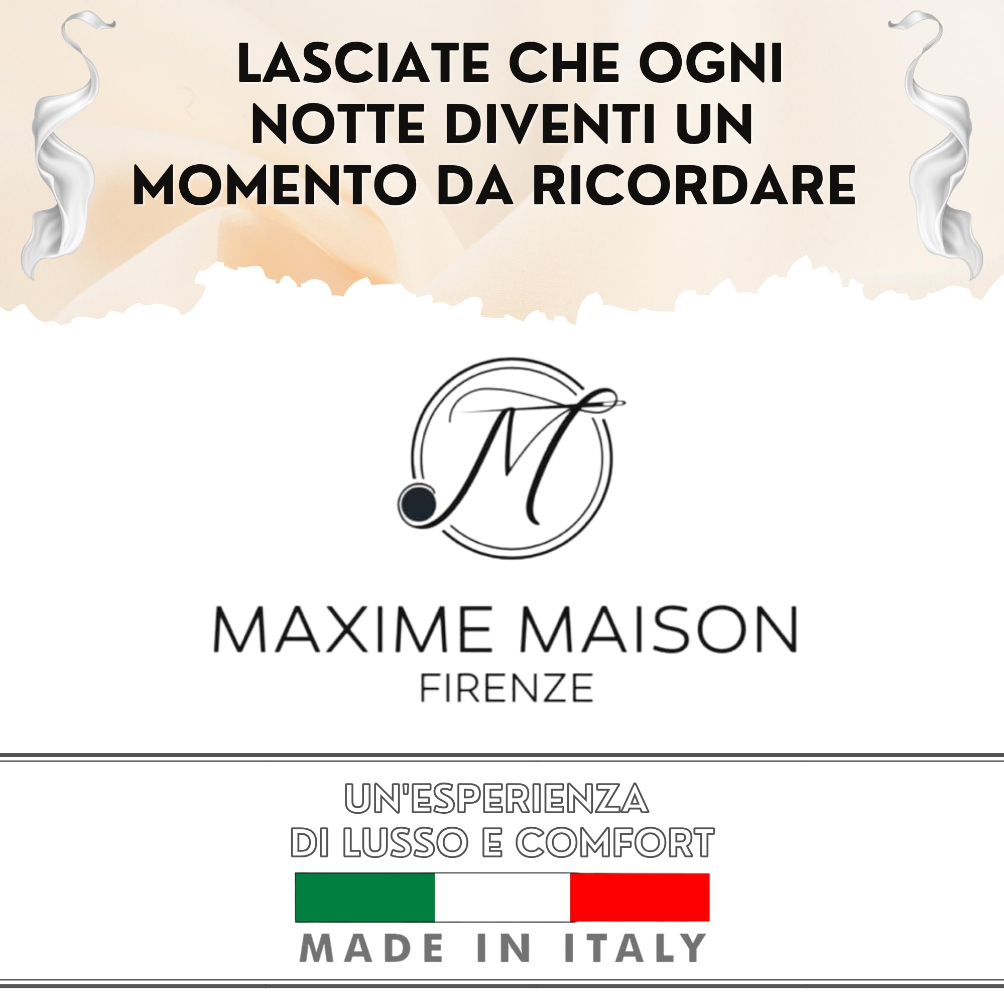 MAXIME MAISON - Trapunta Invernale Matrimoniale (350gr/mq) in Caldo Velluto per Stagioni Fredde, Alternativa Elegante a Piumino e Piumone, Made in Italy