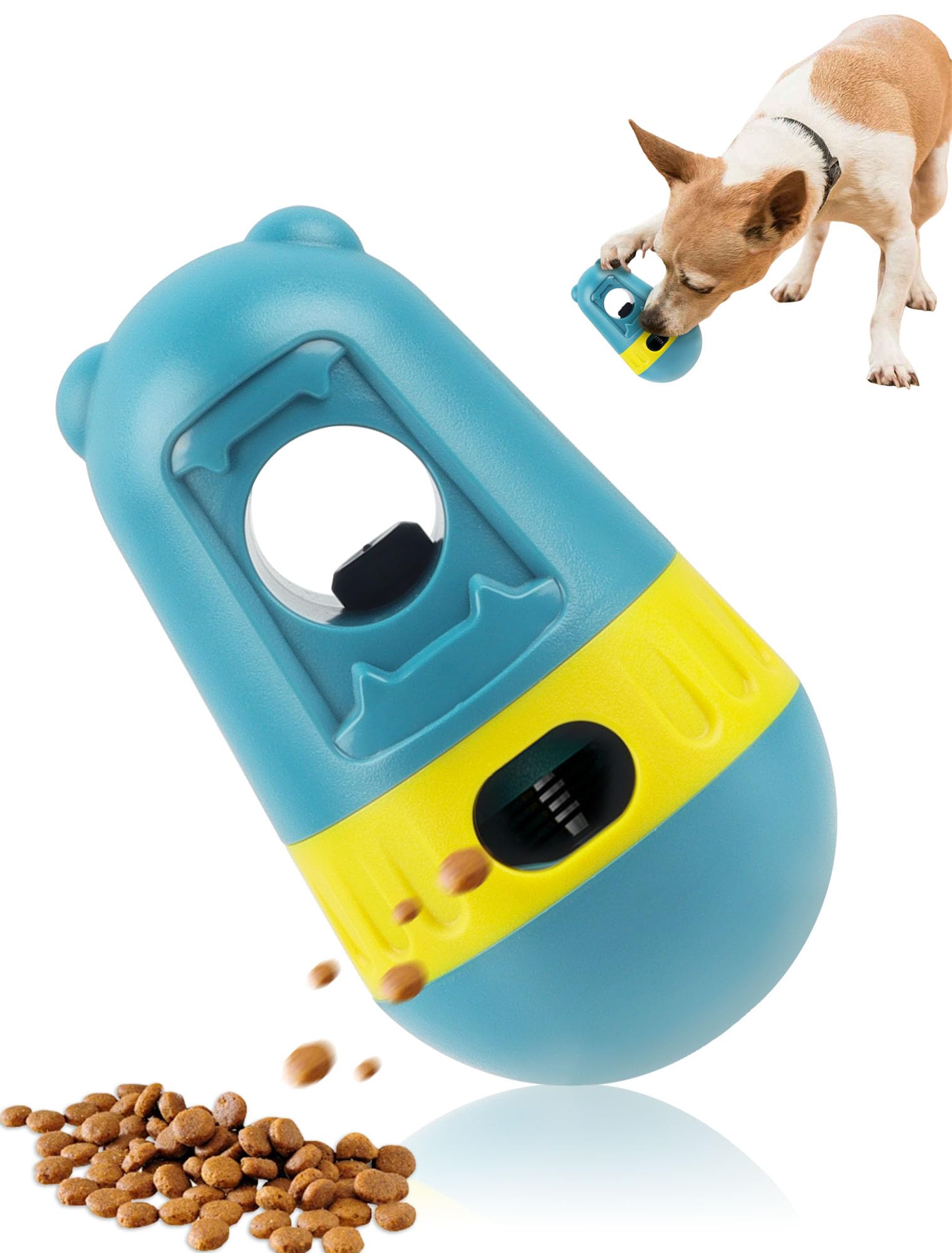 Remedare Bully Stick Holder for Dogs Treat Holder Food Dispensing Toy for 10-55 lbs Dogs Prevent Choking Safety Device（Green）