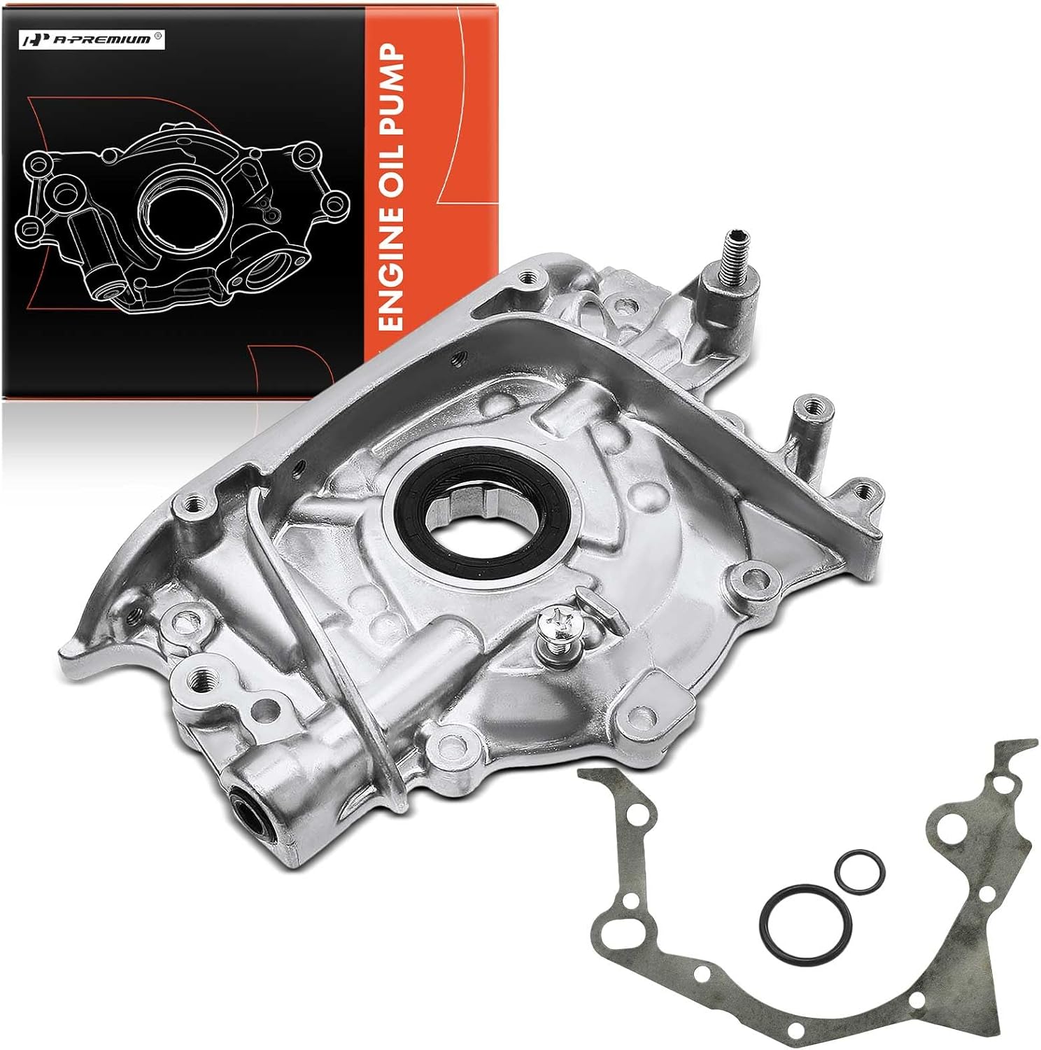 A-Premium Oil Pump with O-Ring Compatible with Chevrolet Sprint 1985-1992 & Geo Metro 1989-1997 & Suzuki Samurai 1986-1995, Sidekick 1989, Swift 1995, 1.0L 1.3L
