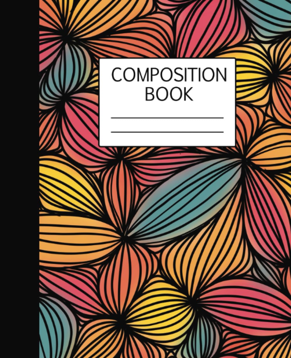 Geometric Fun Composition Notebook Wide Ruled