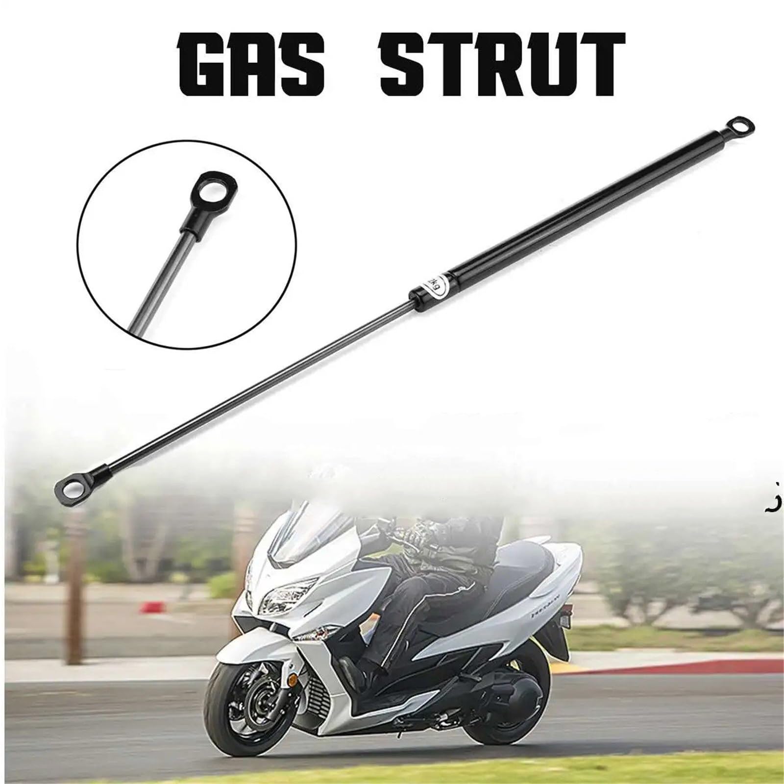 Ammortizzatore Pneumatico Per SUZUKI Burgman 400 AN400 AN400S 1/2X Scooter Sedile Regolazione Braccio Sollevamento Assorbimento Degli Urti Puntone Sollevamento Gas Puntone Bar(1 pz)