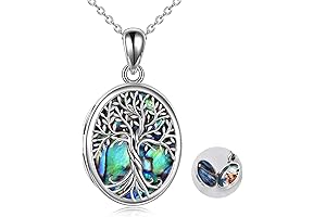 Tree of Life Locket Necklace Sterling Silver Locket Necklace